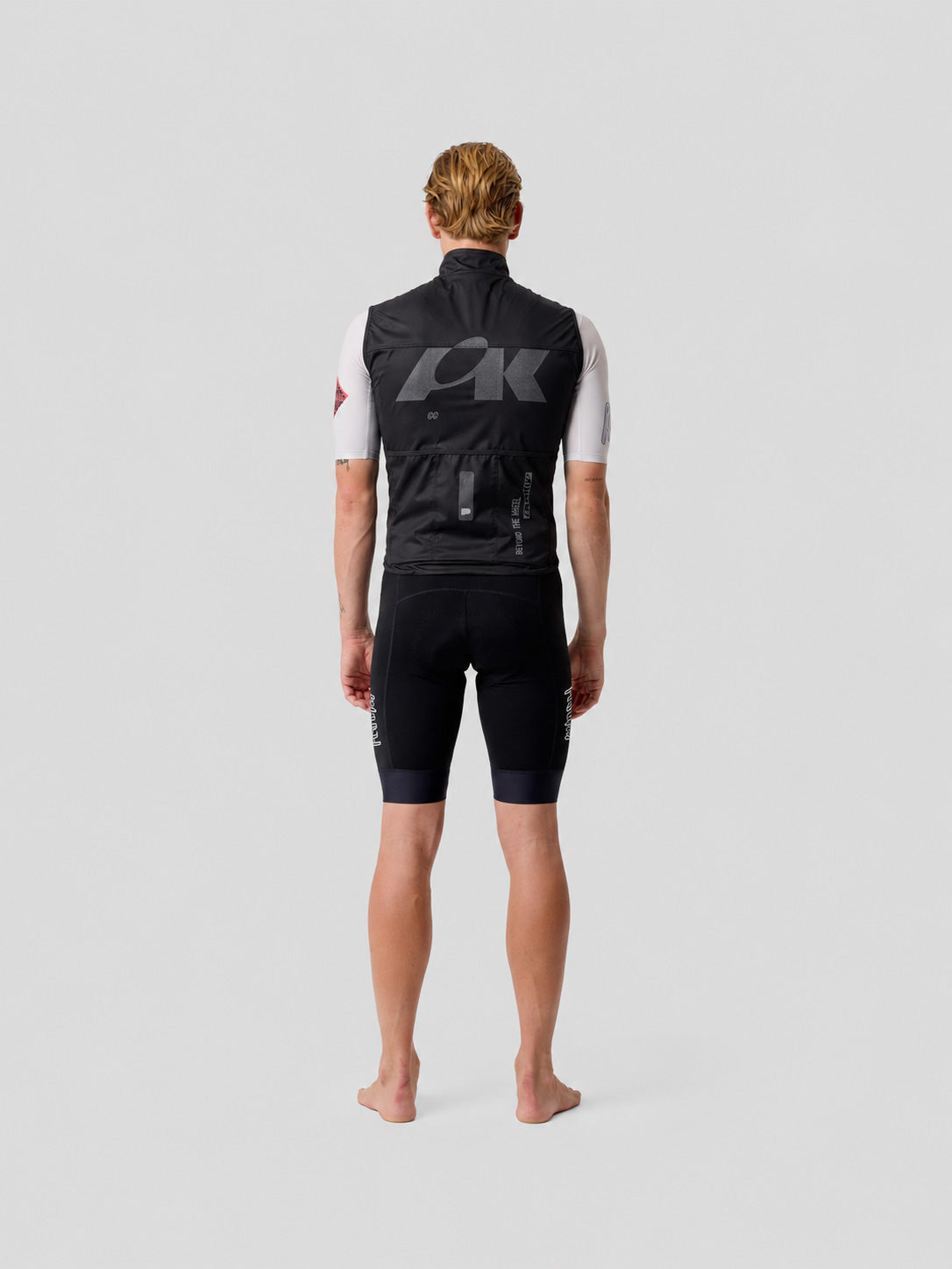 Quilted Gilet Black/Silver